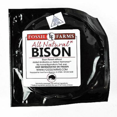 Fossil Farms, Bison Burger Patties, Frozen, 10 count of 1 lb each, 10 lb Case, Rich Flavor, Lean Protein, Ideal for Grilling and Gourmet Menus