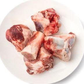 Fossil Farms Duroc Pork Leg Bones, Frozen, 50 lb Case, Meaty Texture, Ideal for Stocks and Sauces, Premium Quality for Culinary Excellence