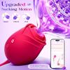 Rose Style Massager for Women 10 Modes, Rechargeable, Lightweight, Quiet & Discreet Design #7621 (Rose red) view 3