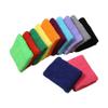 12pcs Colorful Wrist Sweatbands Athletic Cotton Terry Cloth Wristbands for Gym Sports (Random Color)