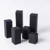 HGKdtRY 50pcs Rectangular Folding Kraft Paper Box Black White Cardboard Box for Packaging Candle Gift Box for Wedding Party Favor Candy Moving Supplies(Black,6x6cm LxW,7cm H) view 3