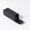 HGKdtRY 50pcs Rectangular Folding Kraft Paper Box Black White Cardboard Box for Packaging Candle Gift Box for Wedding Party Favor Candy Moving Supplies(Black,6x6cm LxW,7cm H) view 4