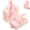 Segbeauty 2pcs Small Pink Drawer Gift Box Set of 4.7x3.9x2'' & 6.9x5.1x7'' view 1