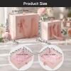Segbeauty 2pcs Small Pink Drawer Gift Box Set of 4.7x3.9x2'' & 6.9x5.1x7'' view 2