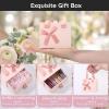 Segbeauty 2pcs Small Pink Drawer Gift Box Set of 4.7x3.9x2'' & 6.9x5.1x7'' view 3