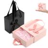 Segbeauty 2pcs 4.7x3.9x2'' Empty Mini Drawer Paper Gift Boxes, Pink Black view 1