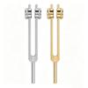 136.1Hz OM Weighted Tuning Fork Set, Gold & Silver, 2 Pack view 1