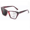 HOOBAY Photochromic Progressive Multifocus Reading Glasses Women,Progressive Readers No Line Quick-Transition Sunglasses (Tortoiseshell-Red, 1.25, x) view 1