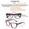 HOOBAY Photochromic Progressive Multifocus Reading Glasses Women,Progressive Readers No Line Quick-Transition Sunglasses (Tortoiseshell-Red, 1.25, x) view 3