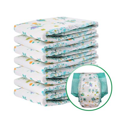 Sunowe Adult Diapers with Tabs, 6000mL Absorbency, 7-Pack Disposable Incontinence Briefs, Unisex Medium 25"-46" (Green)