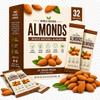 Almonds 32 Packs Whole Natural Raw Snack Nuts - 100 Calorie Travel Pouches view 1