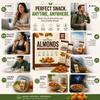 Almonds 32 Packs Whole Natural Raw Snack Nuts - 100 Calorie Travel Pouches view 3