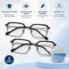 JLKVB Smart Tinting Auto Focus Glasses, Self Adjusting HD Glasses Far And Near For Men And Women (Silver*3, 3.5) view 3