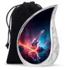 YASUBJAG Guitar Urn for Ashes Adult Male or Female Large 10 Inch Cremation Urns for Human Ashes Urn for Adult Human Mom Dad Funeral Urns for Men or Women Velvet Bag view 1