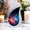 YASUBJAG Guitar Urn for Ashes Adult Male or Female Large 10 Inch Cremation Urns for Human Ashes Urn for Adult Human Mom Dad Funeral Urns for Men or Women Velvet Bag view 4