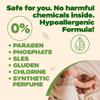 Just Green Organic Baby Bottle & Nipple Cleaner, Plant-Based Baby Bottle Soap, Non-Toxic, Hypoallergenic, EcoCert Certified, Vegan, Baby Dish Soap for Bottles & Nipples, 25.3 fl oz (750 ml) - 3 Pack view 3