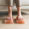 2 Himalayan Salt Foot Tiles Pair of Natural Pink Salt Blocks for Feet, Rest & Spa Stones Natural Salt Block, Salt Brick for Foot Soak, Relaxation & Odor Neutralizer view 2