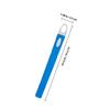 TOGEVAL 2pcs Broom Rod Handle Grips Replacement Mop Handle Ends Stainless Steel for Household Cleaning Tools with Hanging Hole view 2
