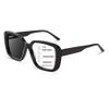 HOOBAY Photochromic Progressive Multifocus Reading Glasses Women,Progressive Readers No Line Quick-Transition Sunglasses (Black, 1, x) view 1