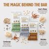 Magic Bar Functional Mushroom Energy Bars 10g Plant-Based Protein - Vegan Protein Bars with Lions Mane, Cordyceps & Maitake | Adaptogen Superfood Blend | Made in USA | 8-Pack Variety Box view 3