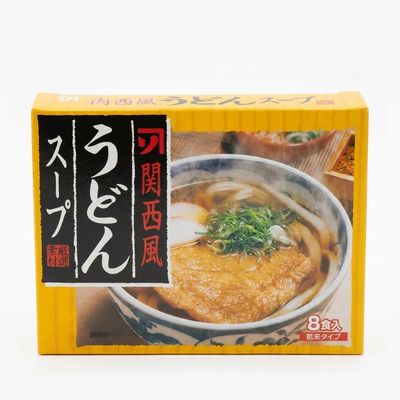 Kansai Style Udon Soup Base, 8g x 8 Count, Instant Japanese Noodle Soup Powder, Made in Japan