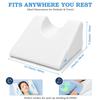 Gyrucio Facial Surgery Recovery Pillow, 26 Back Sleeping Training Wedge with Memory Foam for Facelift, Rhinoplasty & Hair Transplant, Breathable Air Layer Fabric, GERD Relief & Wrinkle Prevention view 2