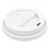 VeZee White Dome Lids for 10, 12 & 16 oz Poly Paper Cups | Leak Resistant Fit with Sip Opening and Vent Hole | Disposable Plastic Lids for Hot Cold Drinks Coffee Tea Cups | 3000 Count view 3
