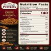 Homestyle Pretzels Original Seasoned Twist Individual Snack Bags - Crunchy Pretzel Stick Treats 36 Packs view 2