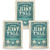 It's Jerky Y'all - Plant Protein Jerky - The Smarter Jerky | 16-19g Protein + 8-10g Fiber Per Bag | Non-GMO, No Cholesterol, Born in Texas (2.69 Ounce (Pack of 3), Black Pepper & Sea Salt) view 1
