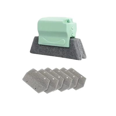 Small Window Groove Cleaning Brush Tool Door Sill Track Cleaner Lightweight Windows Slot Clean