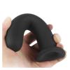 Suction Cup Base Massager Unisex Rounded Tip Design Silicone Material Textured Surface(M) view 4