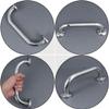 2pcs Stainless Steel Grab Bars - Slip-Resistant, Thickened Bathroom Handrails for Elderly & Disabled Support, Non-Skid Safety Rails for Bathtub view 3
