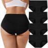 ACEJUNE Period Underwear for Women Cotton Leakproof Briefs - 4 Pack view 1