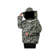 HUALUCK Foldable Beekeeping Suit Jacket Veil Set Double Zippered Beekeeping Protective Suit Anti-bee Beekeeper Clothing with Hat(Silver) view 2