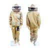 HUALUCK Beekeeping Protective Clothing 3D Air Cotton Bee Suit Beekeeper Costume Veil Hood Hat Anti-Bee Beekeeper Suit(Fencing Hat Orange,XXL) view 4