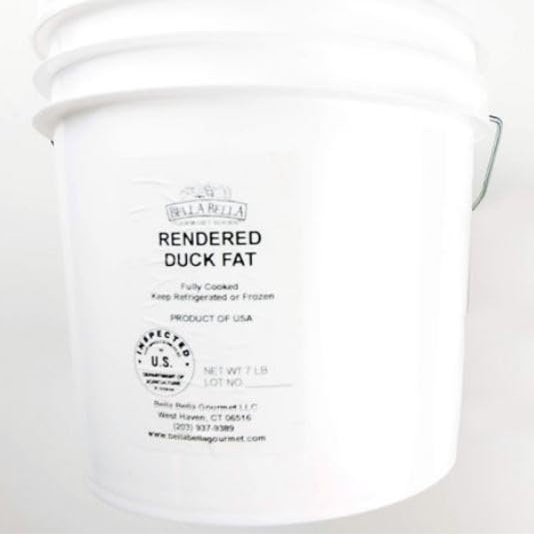 Fossil Farms Moulard Duck Fat, Frozen Culinary Essential, 5 count of 7 lb each, 35 lb Case, Ideal for Duck Confit, Roasted Vegetables, Rich Flavor for Elevated Cooking