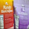 Cloud airy, crispy, and chewy". Ube and Mango flavors Pack of 2 view 3