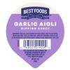 Best Foods Mayonnaise Garlic Aioli Dip Cup, No Artificial Flavors, No Artificial Colors, Gluten Free, 1 OZ (Pack of 108) view 1