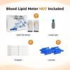 YOYOVIVA 20 Pack 5 in 1 TC HDL TG LDL TC/HDL Test Strips with Droppers Lancets Compatible with The YYLIP-01 Lipid Meter (Meter Not Included) view 2