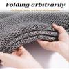 Hollow Non Slip Matting Roll | Waterproof Outdoor Rug for Patio & Garden |Outdoor Rug | Shower Mat, Wet Room Floor Barrier(D,Thick 5 mm 2.95x32.81 Feet) view 4