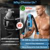 TYRSEN Twister Arm Trainer, Hydraulic Adjustable 22-440lbs Resistense for Chest Workout and Arm Exercise, Home Gym Workout Equipment for Upper Body Strength Training (Black and Blue) view 2