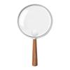 ZWSYQXIU Magnifying Glass Reading Exploration Magnifying Glass 100X Magnification Compact Lightweight for Home Office Travel Close Work(110mm Diameter) view 1