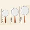 ZWSYQXIU Magnifying Glass Reading Exploration Magnifying Glass 100X Magnification Compact Lightweight for Home Office Travel Close Work(110mm Diameter) view 2
