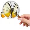 ZWSYQXIU Magnifying Glass Reading Exploration Magnifying Glass 100X Magnification Compact Lightweight for Home Office Travel Close Work(110mm Diameter) view 3