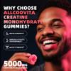Allcoovita Creatine Monohydrate Gummies for Men & Women. Boost Focus,Strength, and Endurance, Anti-Melting Formula, Vegan, Gluten-Free, Non-GMO,(Peach 135 ct) view 2