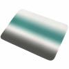 Indoor Door Mat, Ombre Grey Teal Absorbent Non Slip Washable Rug, Modern Abstract Art Gradient Low Profile Small Welcome Floor Mats for Entryway, Front Door, RV, 16x24 in view 2