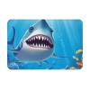 NBSKSDLK Smiling Shark Door Mat Heavy Duty Indoor Outdoor Doormat Non-Slip Absorbent Dirt Trapper Entry Rug Low-Profile Washable Floor Mats Flannel Bath Mat 16 x 24 Inch view 2