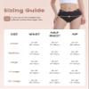 Carer 3 Pack Incontinence Underwear for Women, 100ml High Absorbency Leakproof Panties for Women's Bladder Control - Washable Reusable Postpartum Urinary Protective Briefs (2 Black/1 Purple, L) view 2