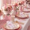 Vesici 50 Sets Silly Goose Party Favors for Guests Include Baby Shower Shot Glass and Card Organza Bag for Birthday Baby Shower Goose Party Supplies (Pink) view 2