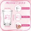 Vesici 50 Sets Silly Goose Party Favors for Guests Include Baby Shower Shot Glass and Card Organza Bag for Birthday Baby Shower Goose Party Supplies (Pink) view 3